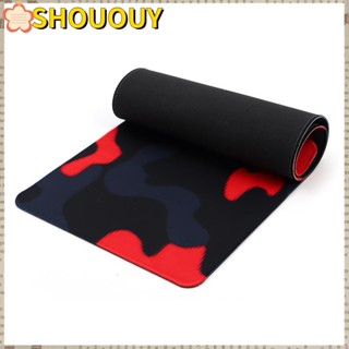 Shououy แผ่นรองเมาส์เล่นเกม กันลื่น สีแดง