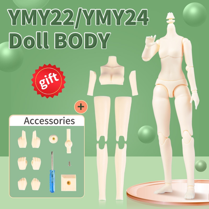 Ymy22 Body Obitsu24 ข้อต่อขยับได้ 22 ซม. อุปกรณ์เสริม สําหรับตุ๊กตา GSC Blyth ICY 1/6 Bjd KBZ8