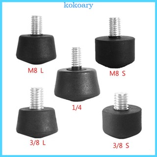 Kok 3 8 นิ้ว 1 4 นิ้ว สากล กันลื่น ขาตั้งกล้อง โมโนพอด ยาง สําหรับ Andoer Benro Gitzo Manfrotto ขาตั้งกล้อง Monopod