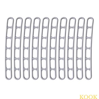Koolkool สายรัดบันได แบบยาง พร้อมรูยึด ปรับได้ 6 รู