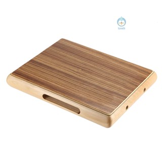 เครื่องดนตรีกลอง Cajon แบบแบน ขนาดกะทัดรัด 31.5 * 24.5 * 4.5 ซม.