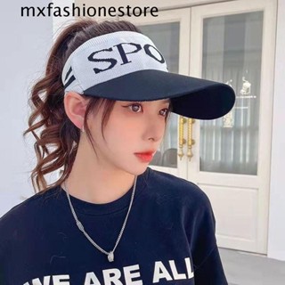 Mxfashione หมวกเบสบอล กันแดด ป้องกันรังสียูวี หรูหรา เหมาะกับการพกพาเดินทาง ขี่จักรยานกลางแจ้ง แฟชั่นสําหรับผู้หญิง