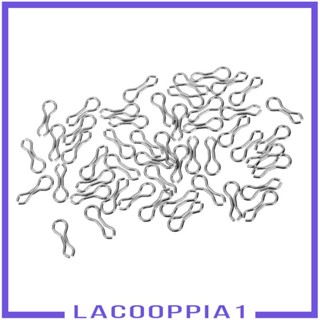 [Lacooppia1] ตาไก่ตะกั่วอัลลอย อุปกรณ์เสริมตกปลา S M L 50 ชิ้น