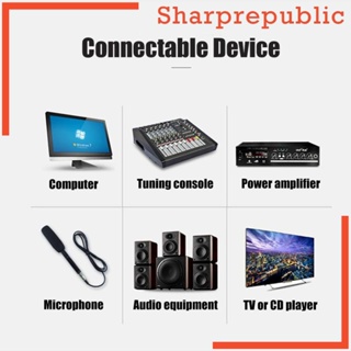 [Sharprepublic] สายสัญญาณเสียง RCA คู่ 6.35 มม. ตัวผู้ เป็น 2 RCA ตัวผู้ สําหรับหูฟังสเตอริโอ Aux