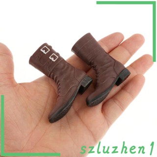 [Szluzhen1] รองเท้าบูท แฮนด์เมด 1:6 อุปกรณ์เสริม สําหรับโมเดลฟิกเกอร์ 12 นิ้ว