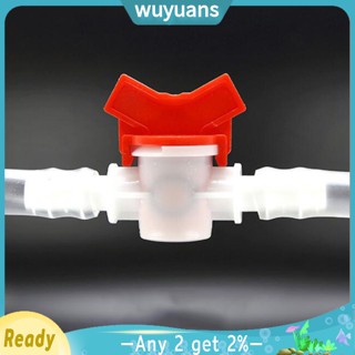 Wuyuans วาล์วควบคุมการไหลของวาล์วท่อตู้ปลา แบบตรง เชื่อมต่อเร็ว