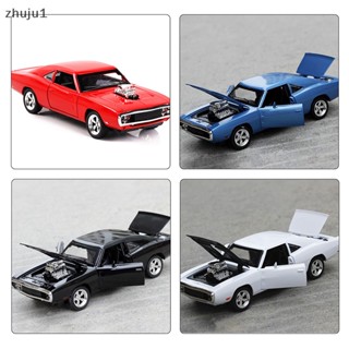 [zhuju1] โมเดลรถยนต์จําลอง 1:32 R/T Diecast อัลลอย ชาร์จเร็ว ของเล่นสําหรับเด็ก