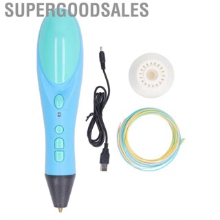 Supergoodsales 3D Printer Pen  Type 160-230℃ Printing Temperature Compact for DIY