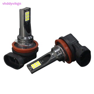 Vhdd หลอดไฟตัดหมอก LED H8 H9 H11 3030 12SMD 12V 6000K สําหรับรถยนต์ 1 ชิ้น