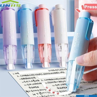 Uniis เทปลบคําผิด ทรงปากกา คุณภาพสูง แบบเปลี่ยน สีแคนดี้ สําหรับนักเรียน