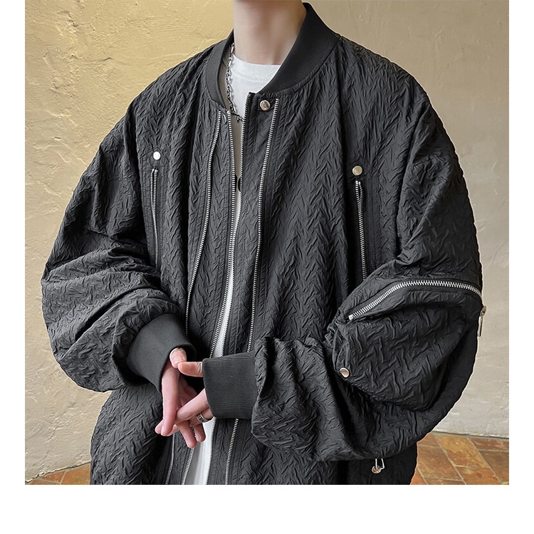 Jacket 9006 เสื้อแจ็คเก็ต ปั้มนู้น ผ้าดี แต่งซิปคู่ มีซัปใน กันหนาว กันลม