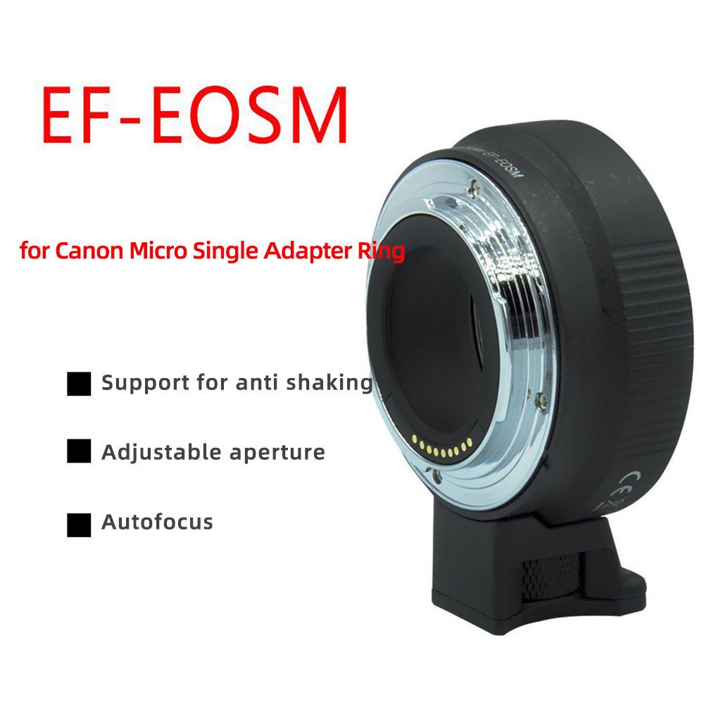 Ef-eosm แหวนอะแดปเตอร์เลนส์โฟกัสอัตโนมัติ สําหรับเลนส์กล้อง Canon EOS EF EF-S เป็น EOS M EF-M M2 M3 M5 M6 M10 M50 M100