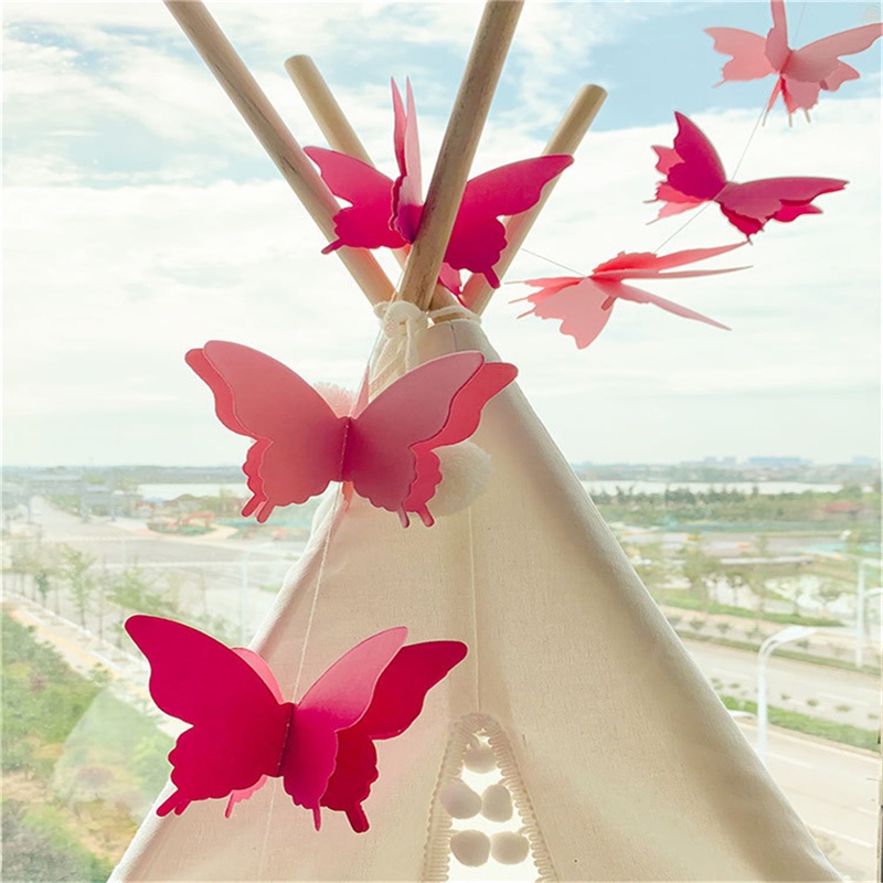 แนะนำ ผ้าม่าน ผ้าม่านกระดาษ รูปผีเสื้อ ดอกไม้ 3D 2 เมตร สําหรับแขวนตกแต่งปาร์ตี้ ราคาพิเศษ มีเก็บเงินปลายทาง