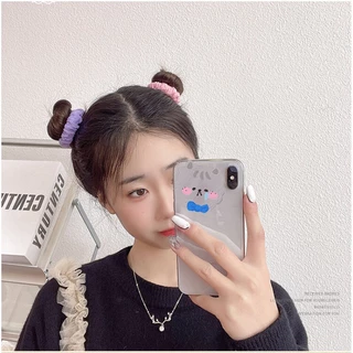 26CHAYA✨ยางรัดผม สีหวาน สีสุภาพ ไม่กินผม เส้นใหญ่หนา รัดแน่น