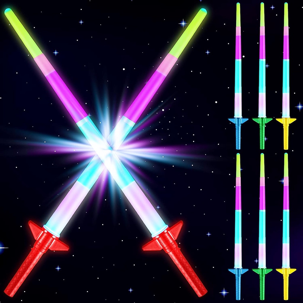 ดาบเรืองแสง LED ดาบเจได ดาบเลเซอร์ เรืองแสงในที่มืด ของเล่นสําหรับเด็ก ของขวัญคริสต์มาส