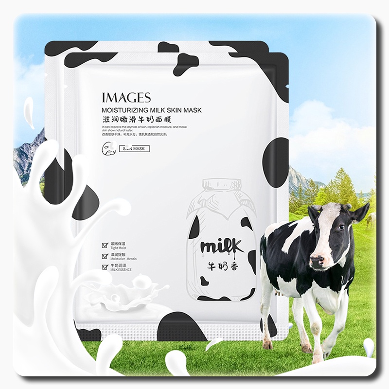 มาส์กหน้า Milk หน้ากากนม หน้าใส กระชับรูขุมขน บำรุงผิว ลดสิว ลดริ้วรอย ให้ความชุ่มชื้นและดูแลผิวอย่างล้ำลึก