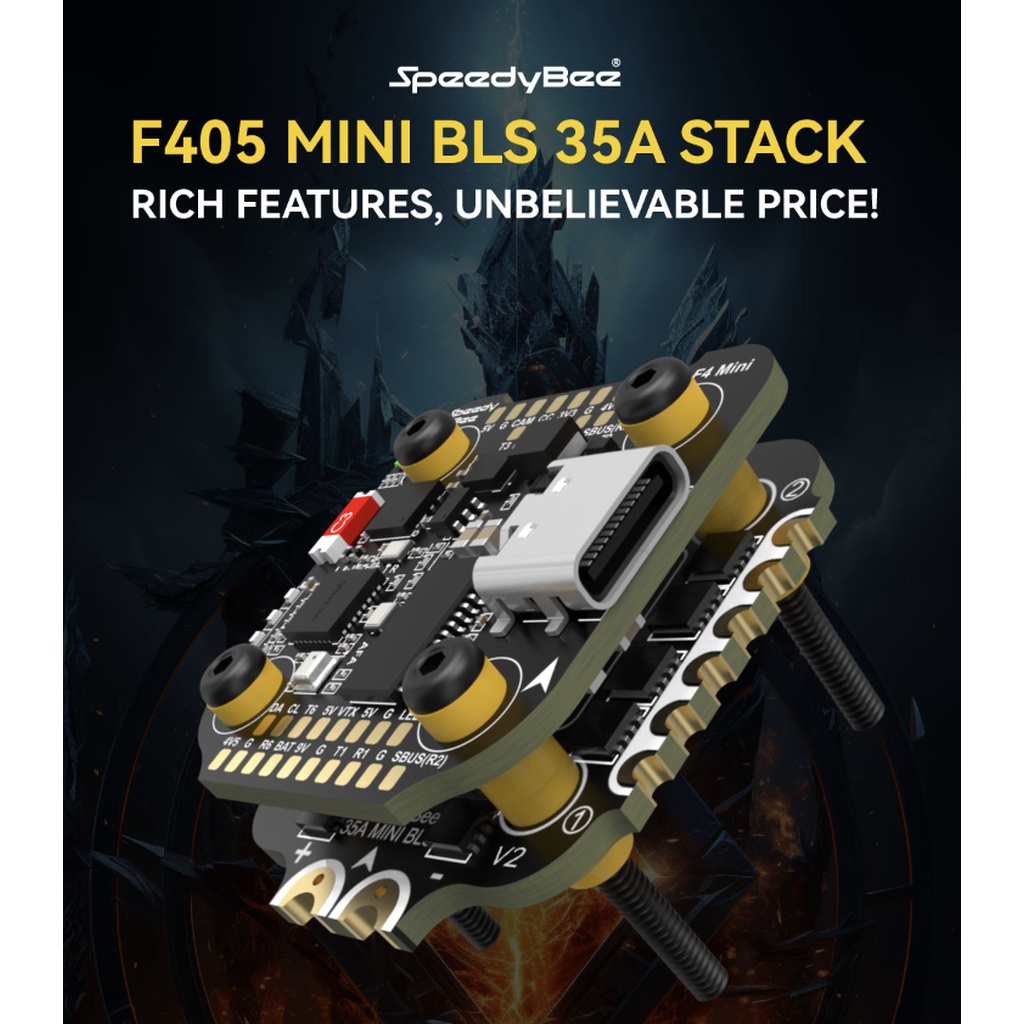 [Stack 20x20] SpeedyBee F405 Mini BLS 35A 20x20 Stack อุปกรณ์โดรน Drone