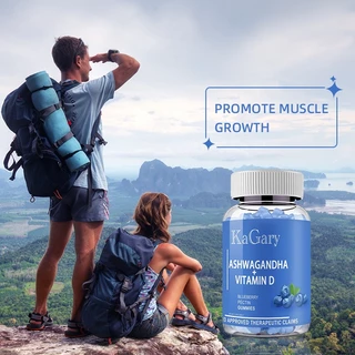 Kagary Ashwagandha Vitamin D Gummies นอนง่าย หลับลึก ปรับคลื่นสมอง ผ่อนคลาย ลดความเครียด ลดการตื่นระหว่างการนอน