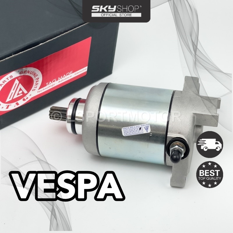 VESPA LX150 / LIBERTY150 STARTER MOTOR ASSY LX 150 LIBERTY 150 (S)