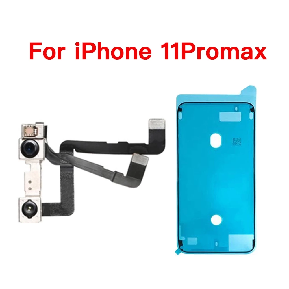โมดูลกล้องหน้า พร้อมสายแพเชื่อมต่อ สําหรับ iPhone X XR XS 11 Pro Max ไม่มี Face ID และสติกเกอร์ กันน้ํา thumbnail 6
