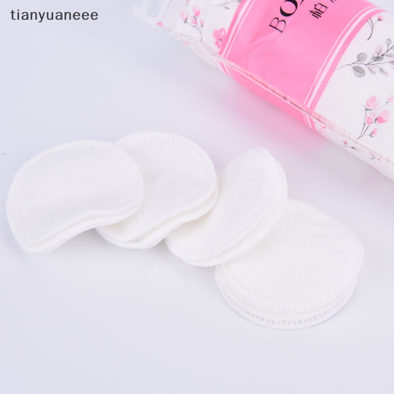 Tianyuaneee แผ่นสําลีเช็ดเครื่องสําอาง ทรงกลม ผ้าฝ้าย 100% แบบนิ่ม 100 ชิ้น