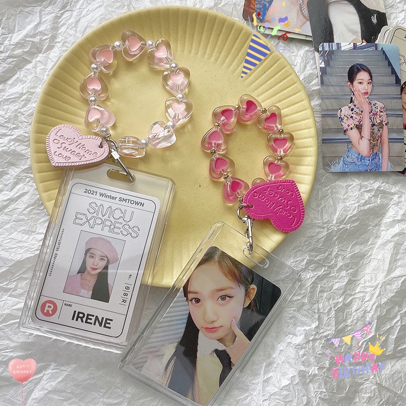 Ins ซองใส ใส่บัตรประชาชน แฟชั่น รูปภาพไอดอล ตกแต่งการ์ด