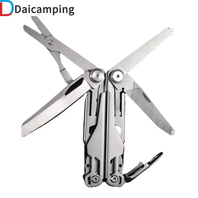 Daicamping DL2 Folding Army Swiss Utility Knife Multitools Tactical Combination Survival Plier Multifunctional Multi