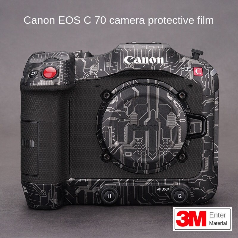 ฟิล์มสติกเกอร์ ลายพราง ป้องกันกล้อง สําหรับ Canon EOS C70 Canon C70 3M