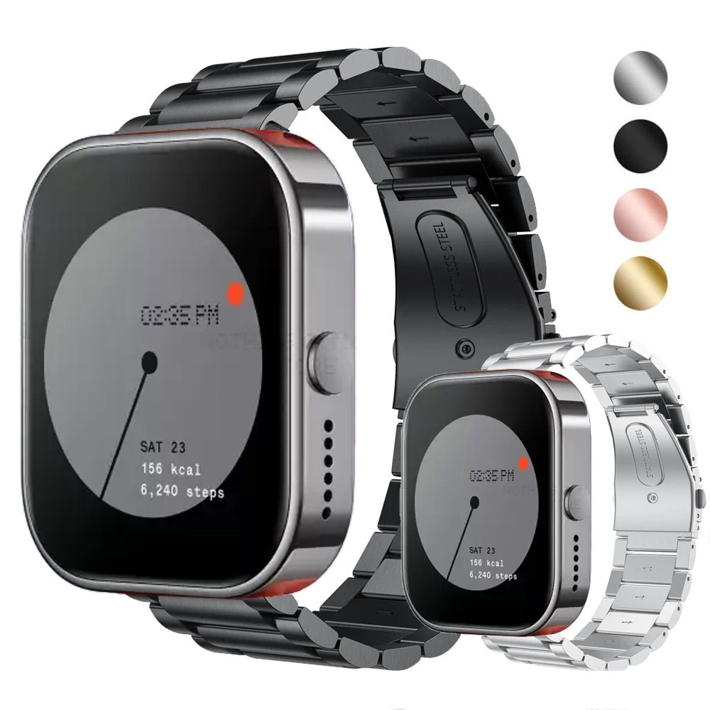 สายนาฬิกาข้อมือสเตนเลส 22 มม. สําหรับ CMF โดย Nothing Watch Pro Smartwatch สําหรับ CMF Watch Pro
