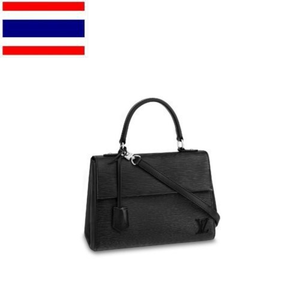 Lv Bag กระเป๋า Louis Vuitton _cluny Bbwomen's Leather Black Handbag Quxv 766F