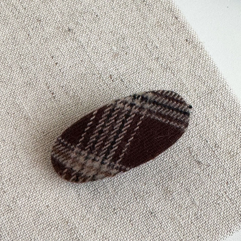 ใหม่ กิ๊บติดผม ลายตารางหมากรุก สไตล์เรโทร - รูปที่ 7