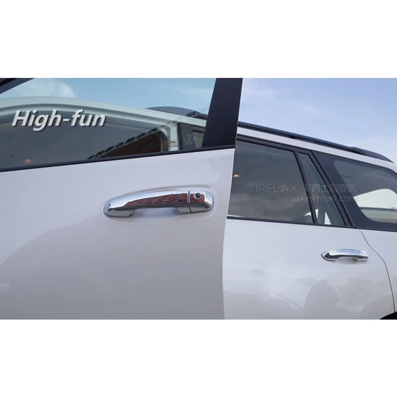 Xm สําหรับ Toyota Prado 150 Land Cruiser J150 2010 - 2019 LC150 LC200 Chrome มือจับประตู Trim ชุดจัดแต่งทรงผมรถ - รูปที่ 3
