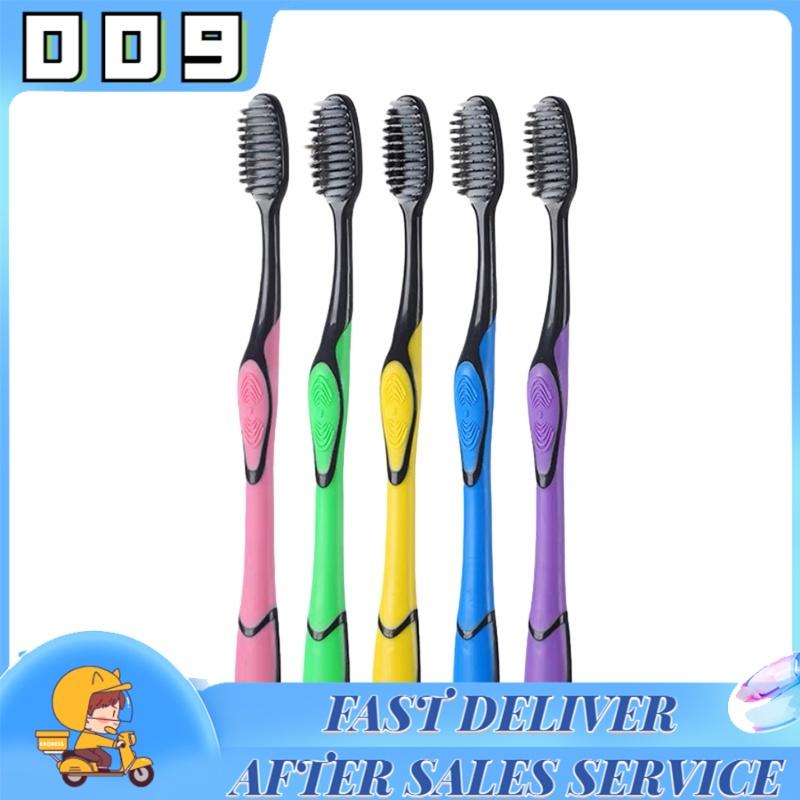 แปรงสีฟันแบบพกพา รุ่นพรีเมี่ยมชาร์โคล แปรงสีฟัน ผู้ใหญ่ นุ่มมาก เส้นใย ทำความสะอาดลึก แปรงสีฟันขนนุ่ม แปรงสีฟันผู้ใหญ่