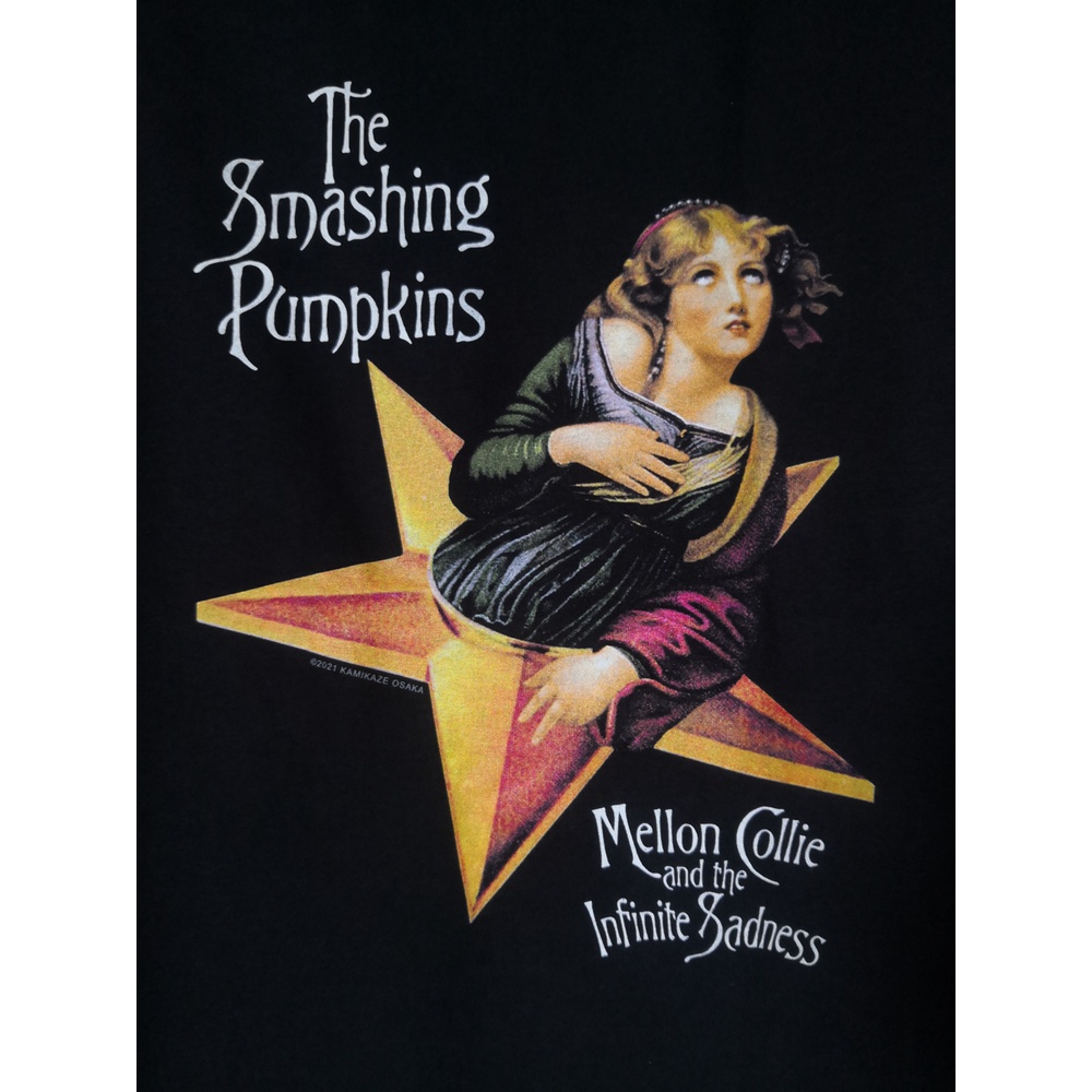 *DIMAYU* เสื้อยืดผ้าฝ้ายพิมพ์ลายเสื้อวงนำเข้า The Smashing Pumpkins Mellon Collie and the Infinite Sadness Oasis 1010.12