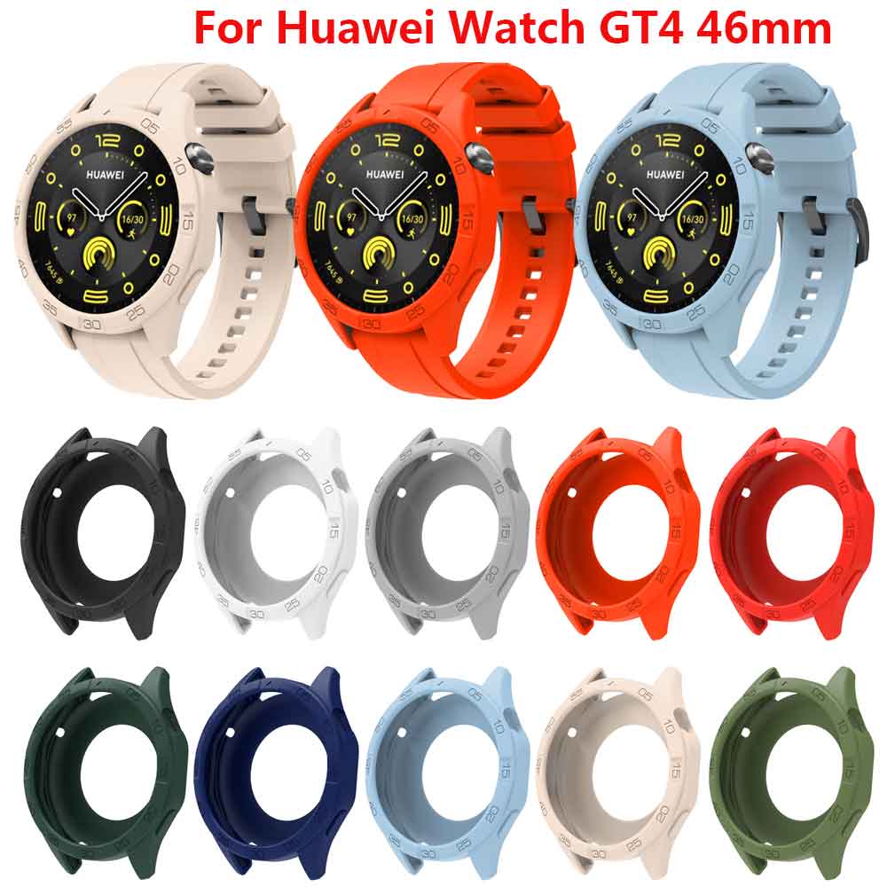 เคสนาฬิกาข้อมือ ซิลิโคนนิ่ม ป้องกันรอย สําหรับ Huawei Watch GT4 46 มม. GT 4 46 มม.