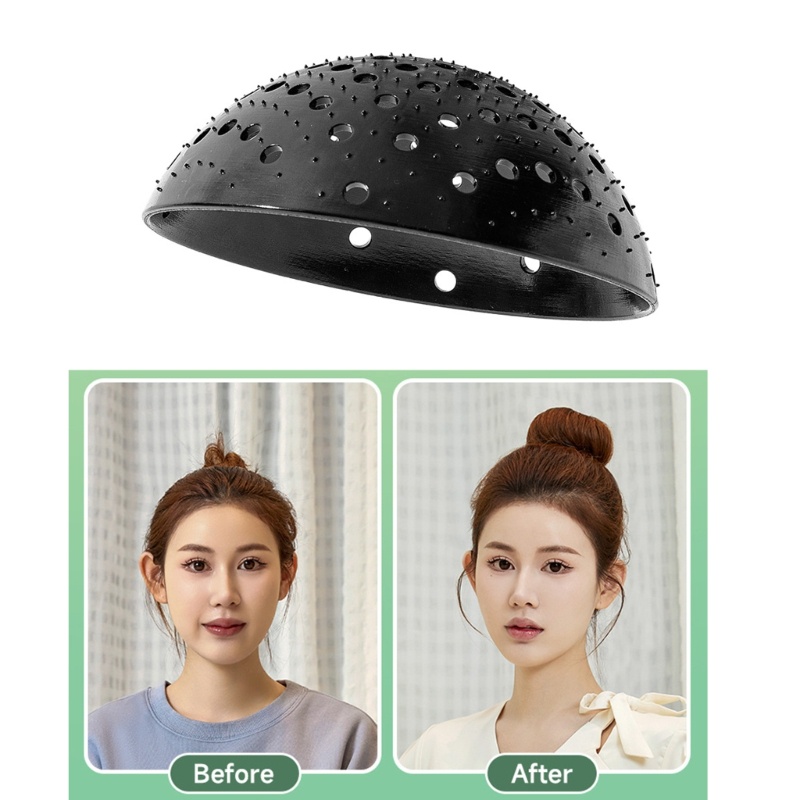 HY ฐานผมสำหรับ updo พร้อมรูระบายอากาศ และเป็นอุปกรณ์จัดแต่งทรงผมที่ยอดเยี่ยม