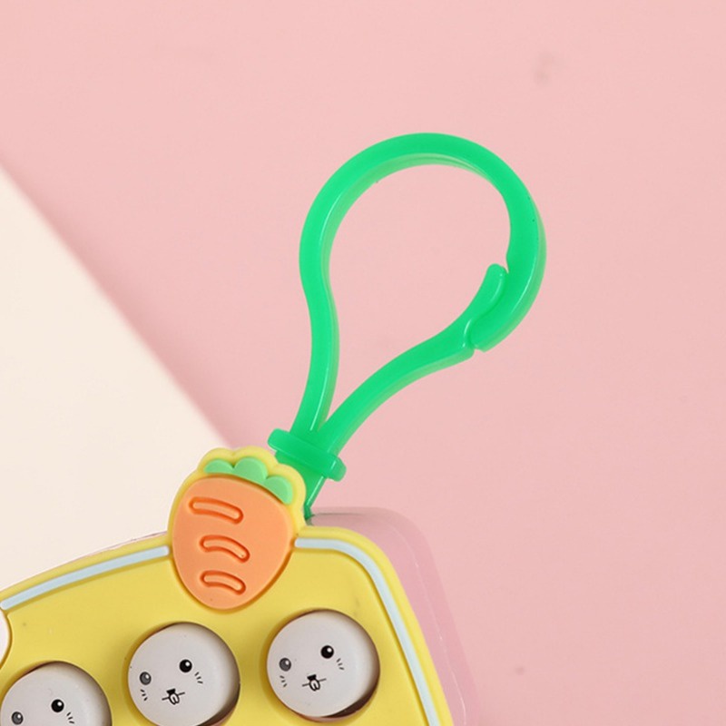 Sanrio Pop It Whack-a-mole Game Console Kuromi Melody พวงกุญแจกระเป๋านักเรียน จี้ ของเล่นเด็ก พัฒนาการทางปัญญา คอนโซลเกมมือถือ ขนาดเล็ก