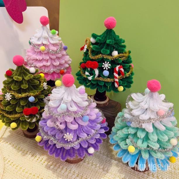 พร้อมส่ง TikTok แท่งบิดแฮนด์เมด สําหรับตกแต่งต้นคริสต์มาส DIY