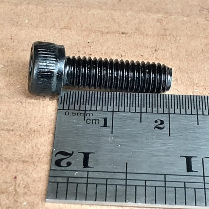 M8X20 STEEL L-BOLT นําเข้า TAIWAN / M8 X 20 BLACK L-BOLT / M8X20 L-BOLT