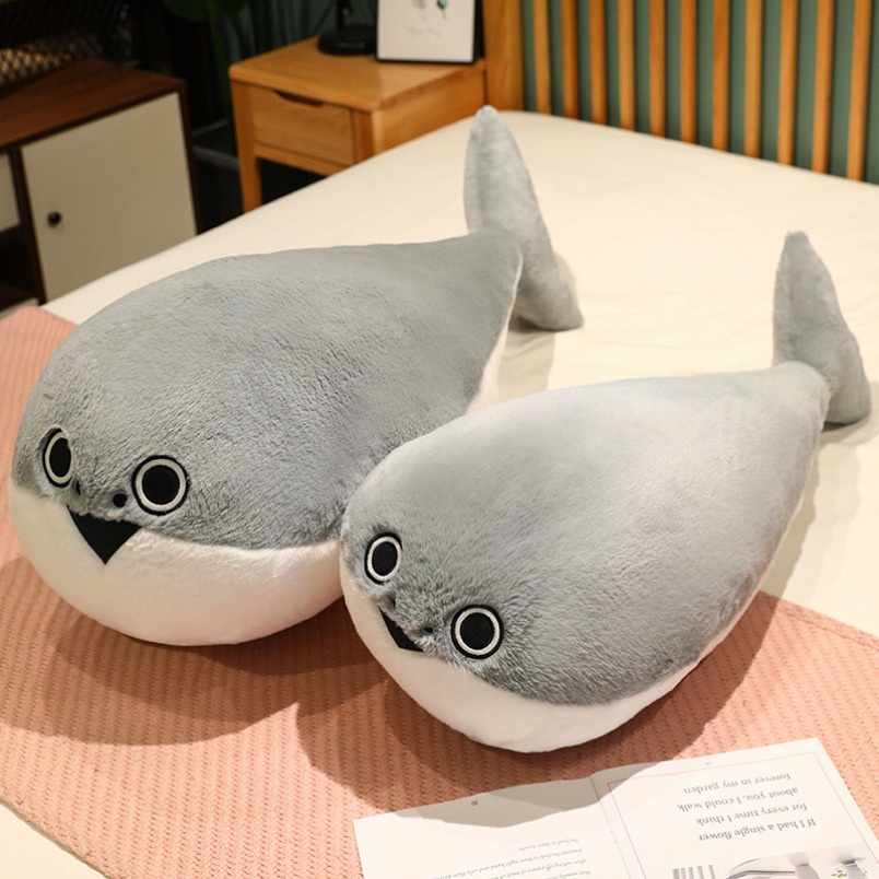 ตุ๊กตาปลาฉลามทะเล Sacabambaspis Javieri Shark ขนาด 50 ซม. 80 ซม. 100 ซม. ของเล่นสําหรับเด็ก ของขวัญวันเกิด วาเลนไทน์ คริสต์มาส