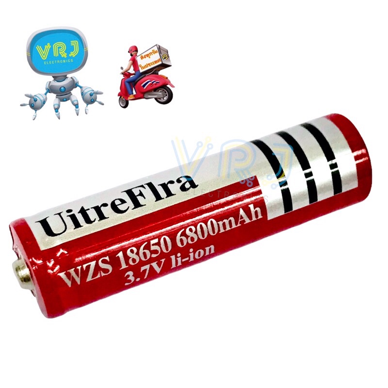 Battery BRC 18650- 6800mAh 3.7V Li-ION มีของพร้อมส่งในไทย