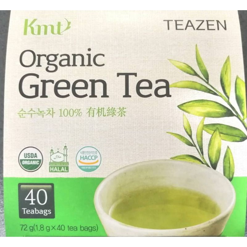 [Halal] Teazen Organic Green Tea bags Korea