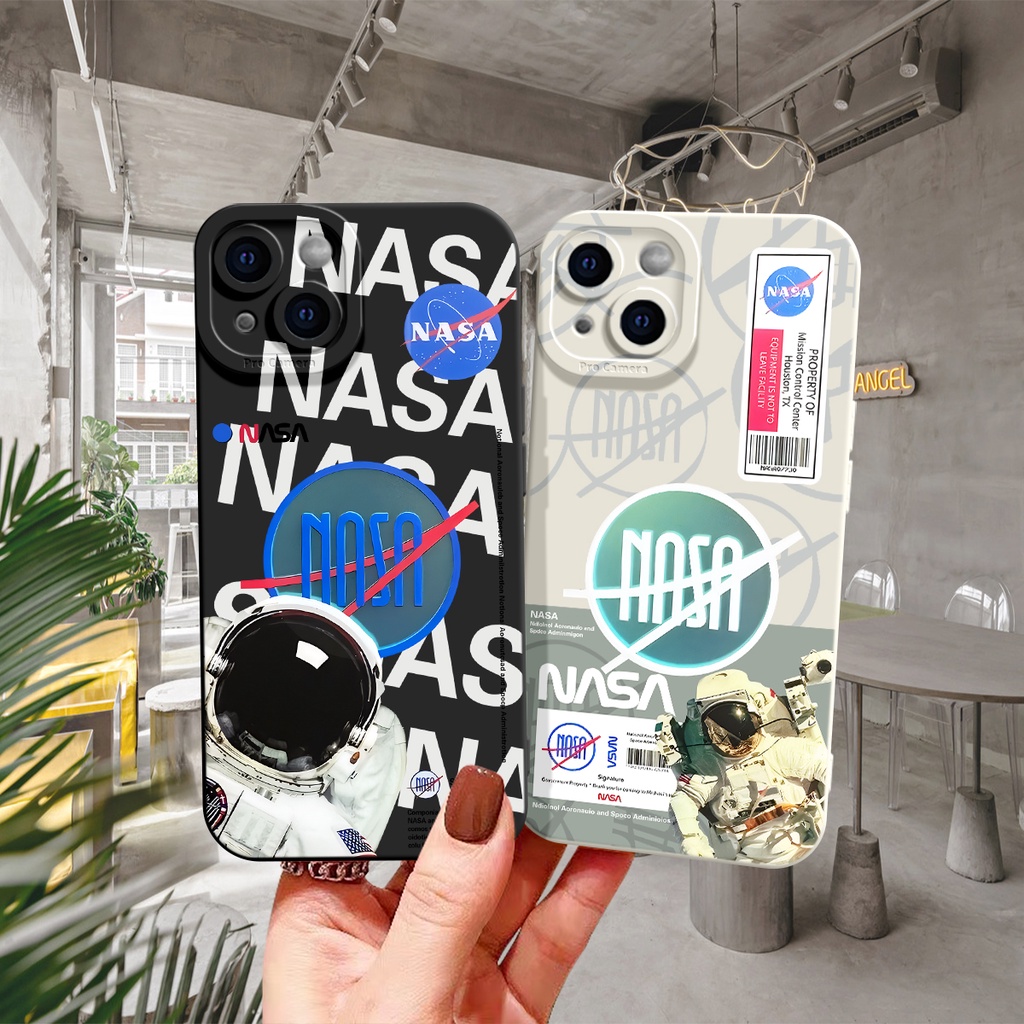 อินเทรนด์ NASA-ธีมเคสโทรศัพท์สําหรับOPPO Realme C53 C15 C25S 5 6i Reno 8 Z 7Z 6Z 5G C11 C35 C33 C30 