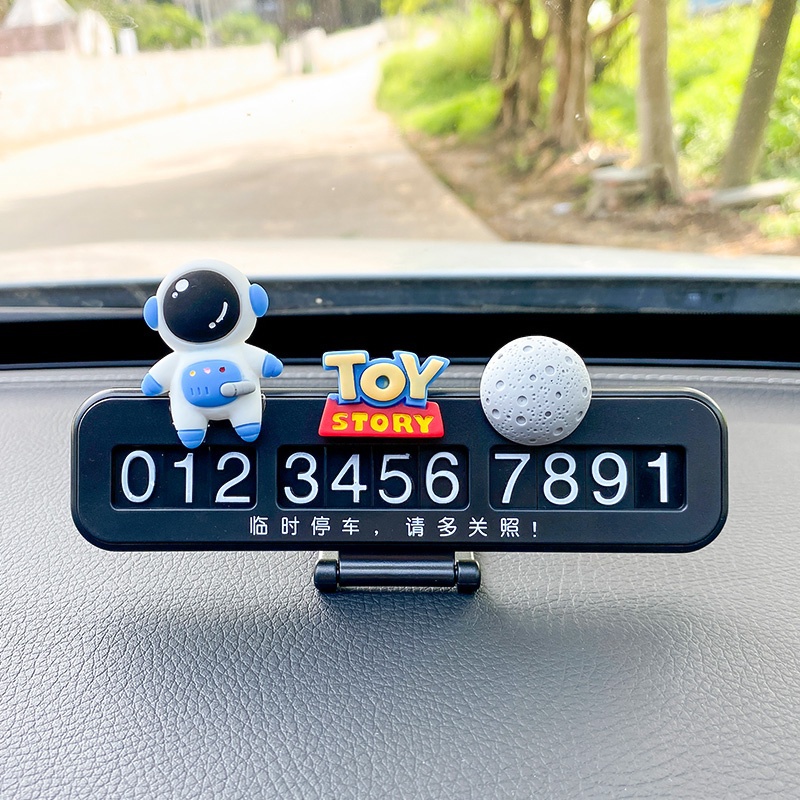 ใหม่ 2024! ป้ายหมายเลขโทรศัพท์ รูปกระต่ายน่ารัก DIY อุปกรณ์เสริม สําหรับตกแต่งภายในรถยนต์