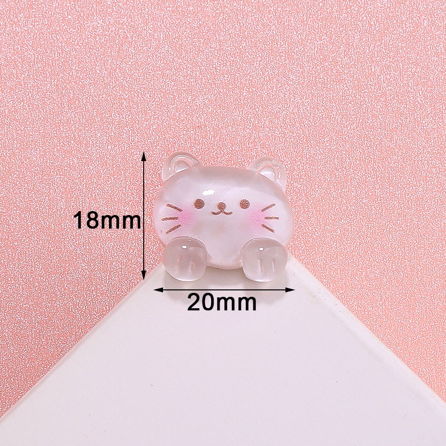 เรซิ่น diy แผ่นกาวเรซิ่น พลาสติกใส รูปการ์ตูนสัตว์ ไอศกรีมน่ารัก ขนาดเล็ก สําหรับทําเครื่องประดับ พวงกุญแจ กิ๊บติดผม diy