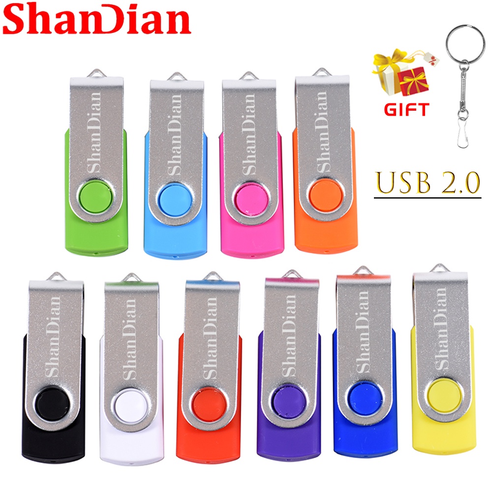 Shandong แฟลชไดรฟ์พลาสติก 64GB 4GB เลเซอร์แกะสลัก USB 16GB USB 2.0 กันน้ํา