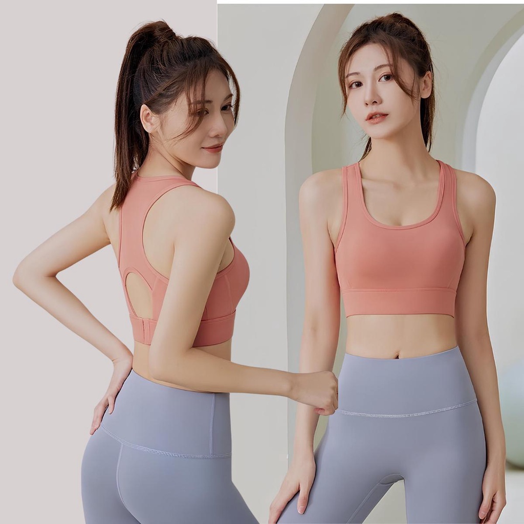 เสื้อออกกำลังกาย Sport Bra สปอร์ตบรา ดีไซน์สวย เซ็กซี่ กระซับสัดส่วนได้ดี  Size S-2XL