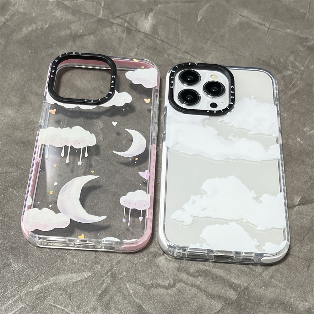 Drop proof CASETIFYFY phone case for iPhone 15 15Plus 15pro 15promax 14 14pro 14promax soft case for 13 13pro 13promax cloud for 12pro 12promax iPhone 11 case high-quality