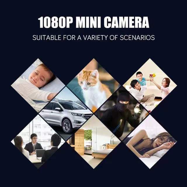 กล้องบันทึกวิดีโอ A9 Mini WiFi 1080p HD เวอร์ชั่นกลางคืน ขนาดเล็ก