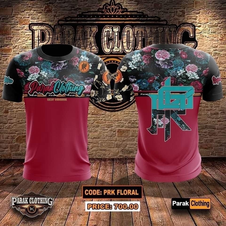 เสื้อลายดอกไม้ prk cool ts t